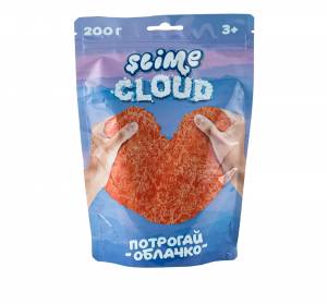 Игрушка ТМ"Slime" Crunch-slime Рассветные облака с ароматом персика