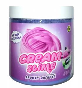 Игрушка ТМ "Slime" Cream-Slime с ароматос черничного йогурта, 450 г