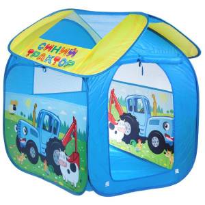 Палатка детская игровая Синий Трактор 