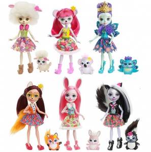 Игрушка Mattel Enchantimals  Кукла с любимой зверюшкой