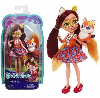 Игрушка Mattel Enchantimals  Кукла с любимой зверюшкой